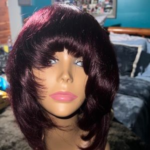 Feathered cut wig